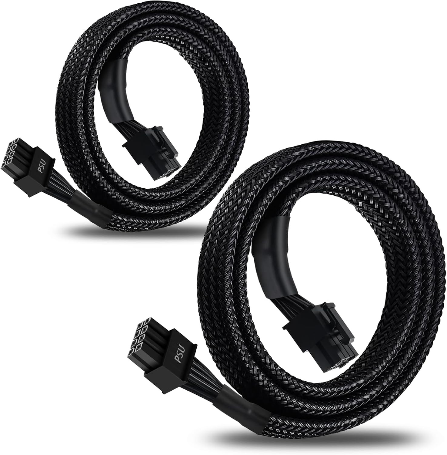 2-Pack 8 Pin Pcie Cable for EVGA Power Supply, Pcie 8 Pin Male to Male