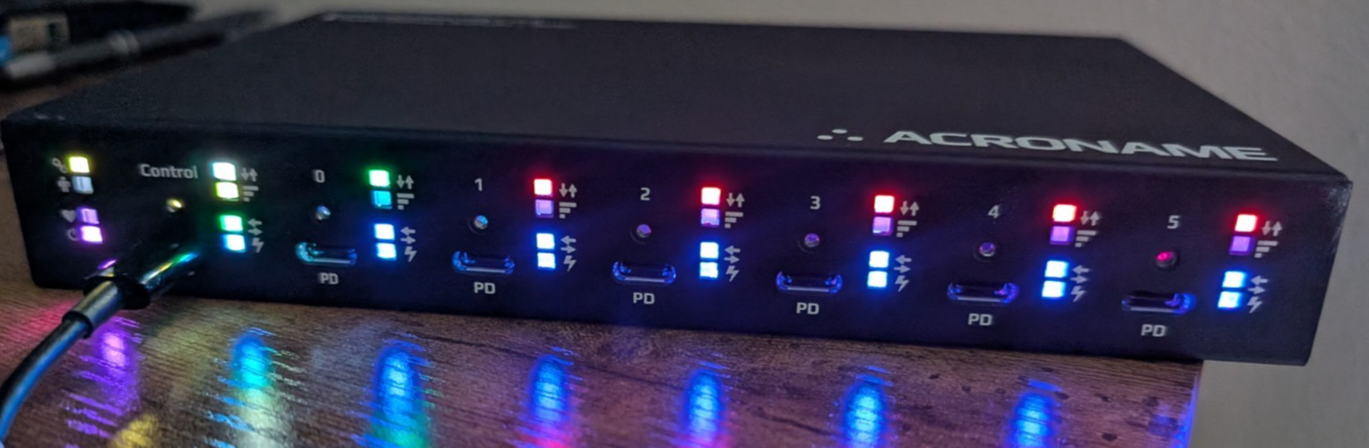 Acroname S99 USBHub3c Pro Programmable USB-C Hub / USB-PD Test & Control