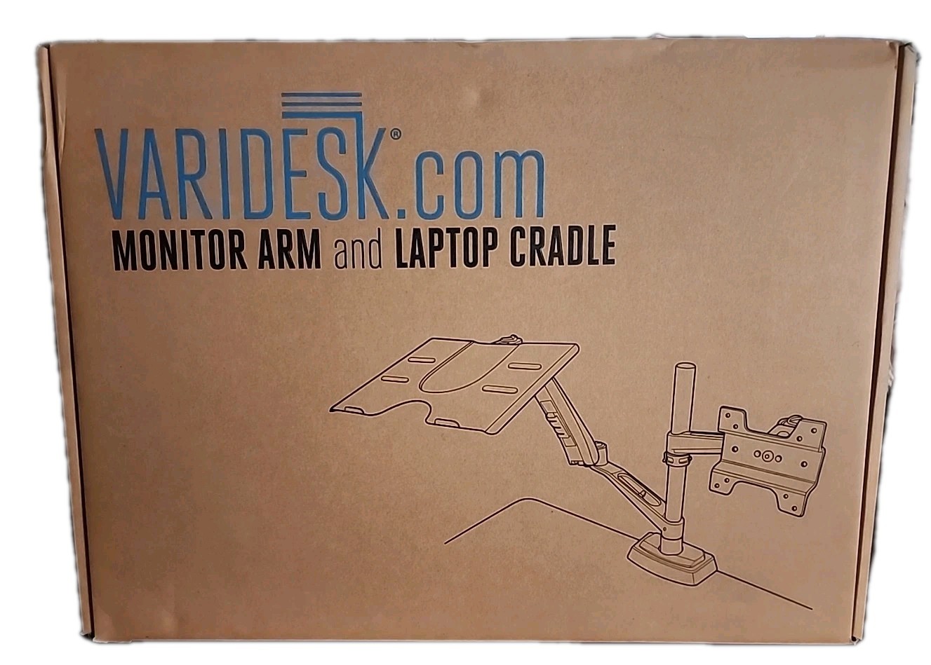 Varidesk.com  Monitor Arm And  Laptop Cradle 48017 brand new in box 