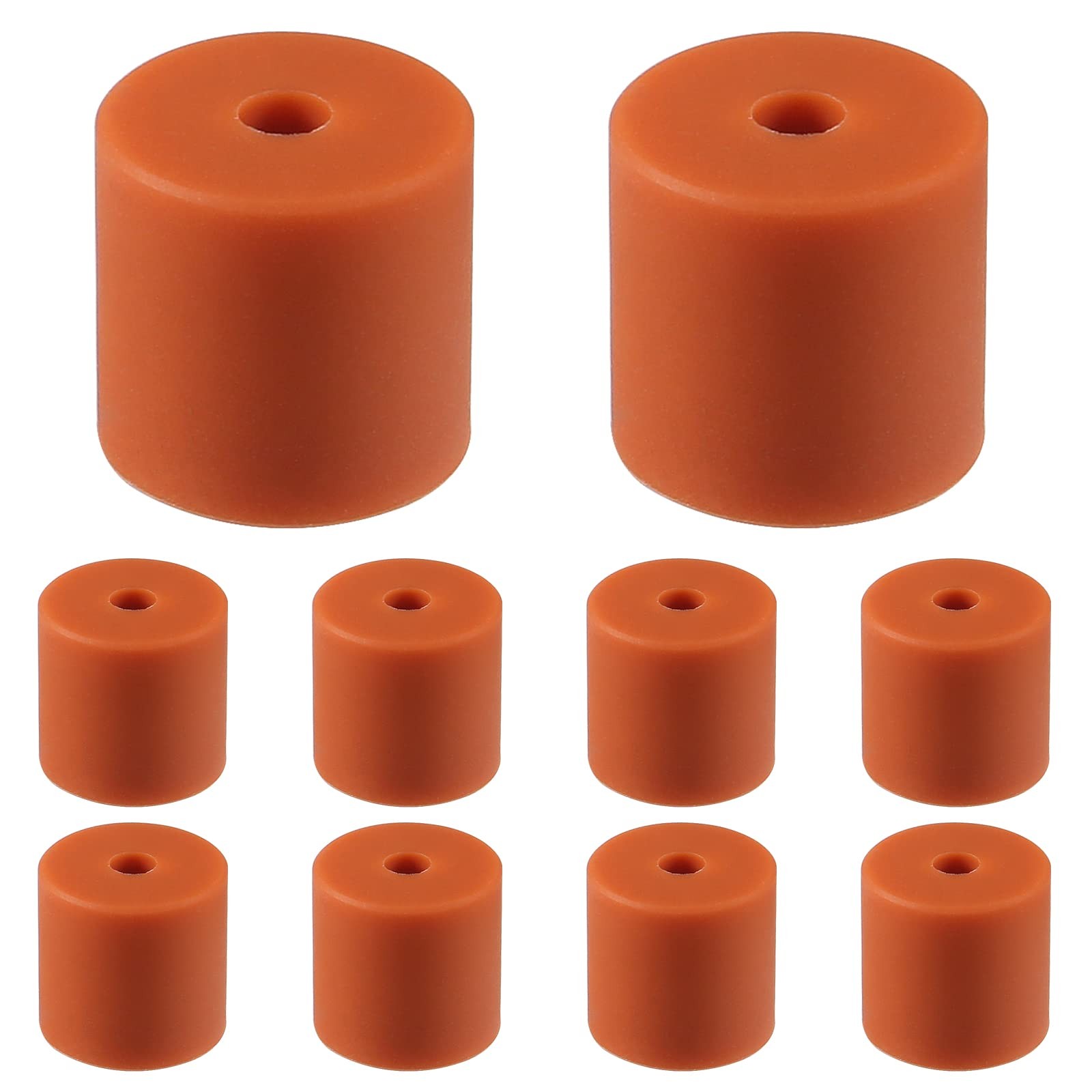 AITIAO 10Pcs 3D Printer Heatbed Silicone Leveling Column 16MM Brown, Brown 