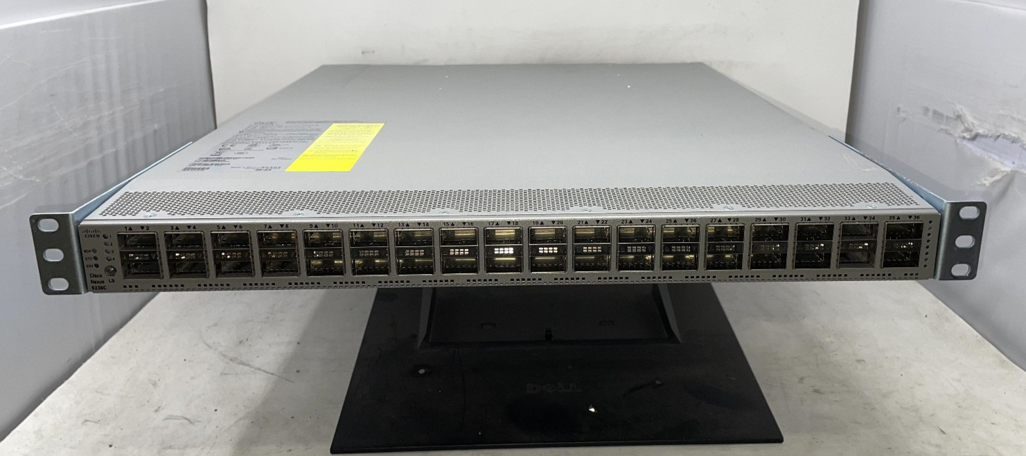 Cisco Nexus 9236C Switch N9K-C9236C w/ 2x PSUs and ears