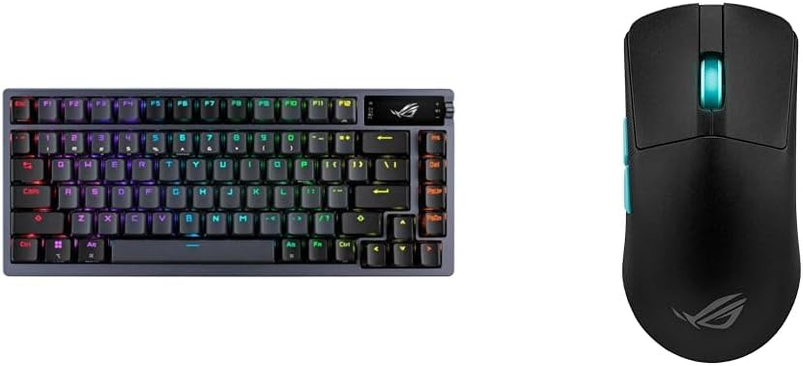 ASUS ROG Azoth 75 Wireless DIY Custom Gaming Keyboard, OLED Display, Gasket-Moun