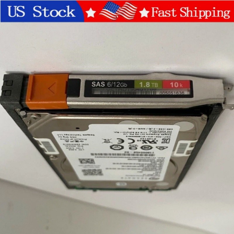New EMC 005051636 1.8TB 10K 12Gbps 2.5" SAS HDD 005051633 D3-2S10-1800 Unity