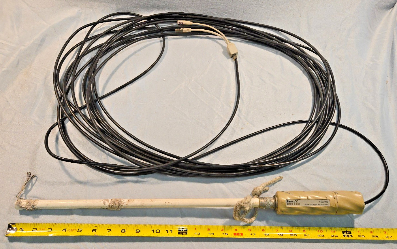 WIFI amplifier Antenna MicroTik Groove 52HPN Weatherproof  Router  sailboat