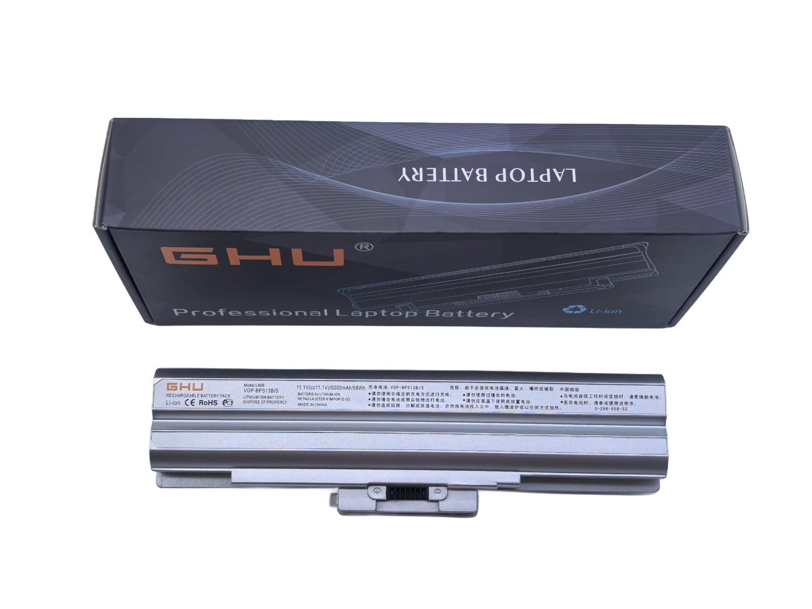 58WH Laptop Battery Replacement for Vaio VGN-CS FW AW - Compatible VGP-BPS13 BPS