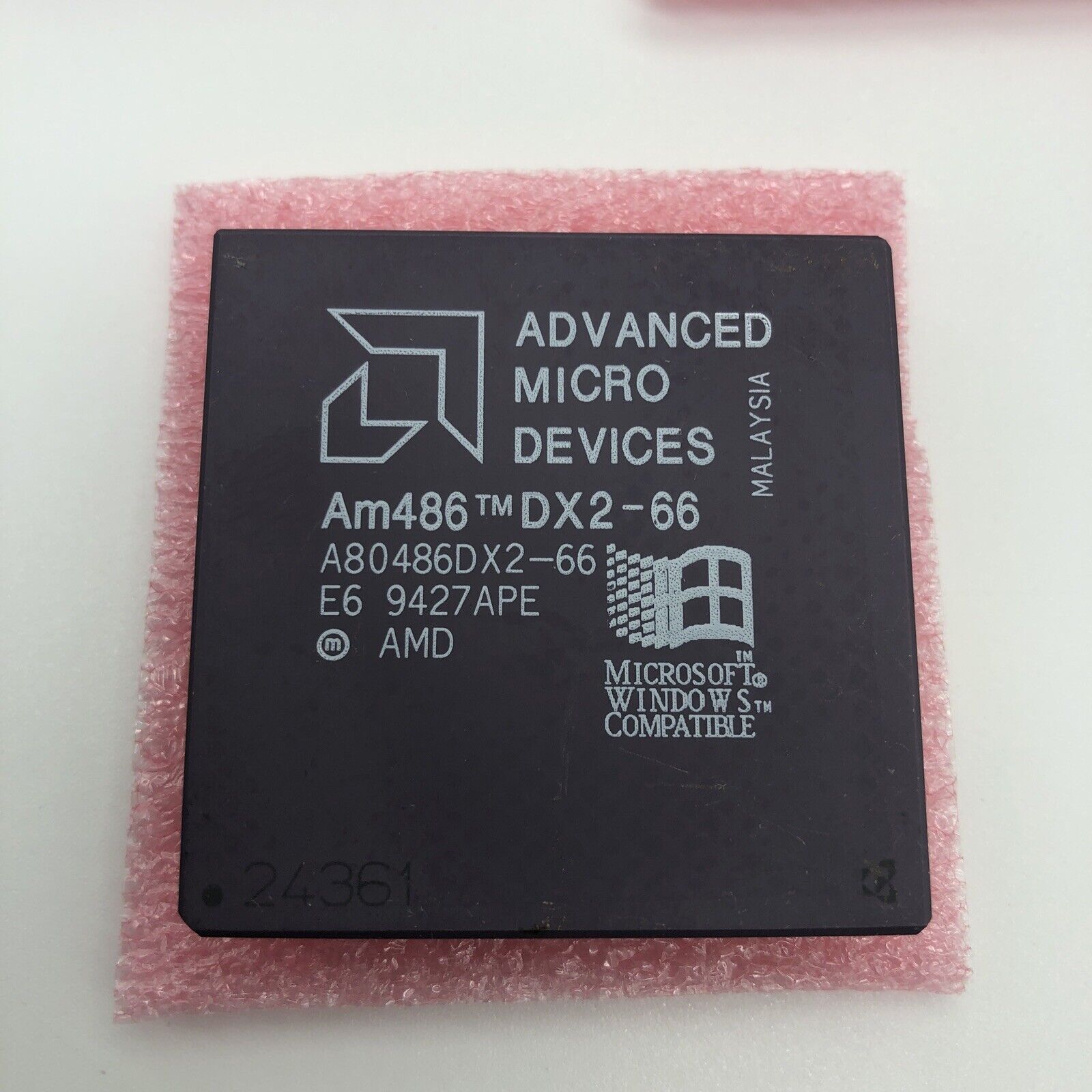 AMD 486 DX2 66 MHz CPU A80486DX2-66 Rare Vintage Processor AM486  66NV8T 66SV8B