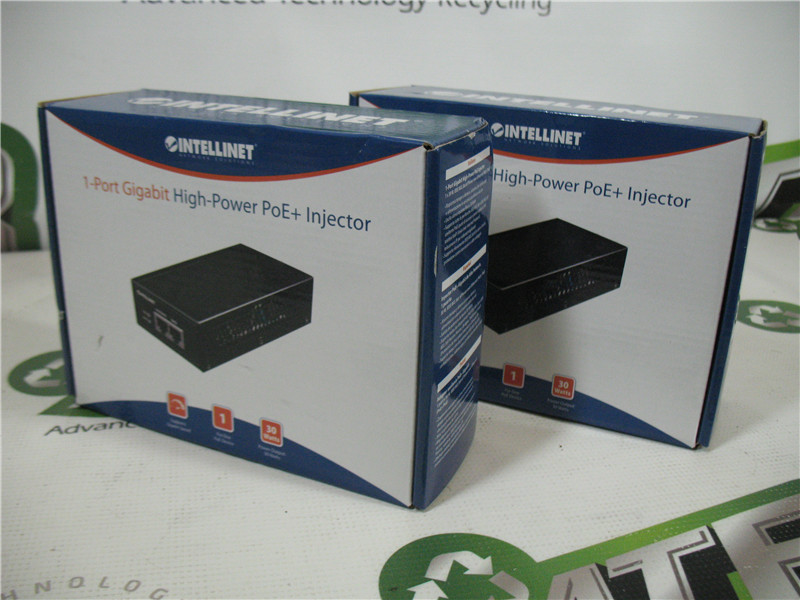 Intellinet 1-Port Gigabit High-Power PoE+ Injectors New Factory Sealed. Lot of 2