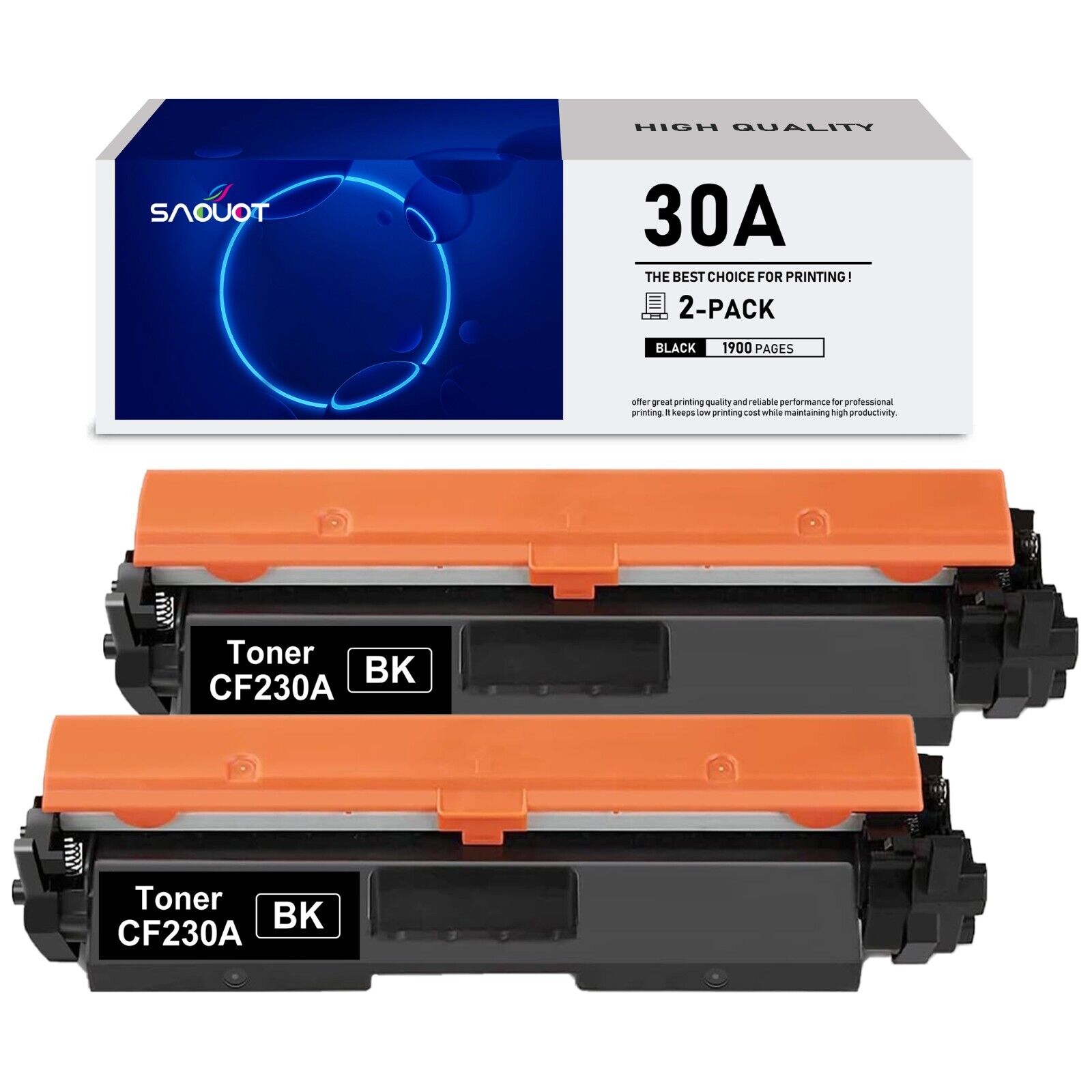 30A|CF230A Toner Cartridge Replacement for HP Pro MFP M227fdw M203dw M203dn