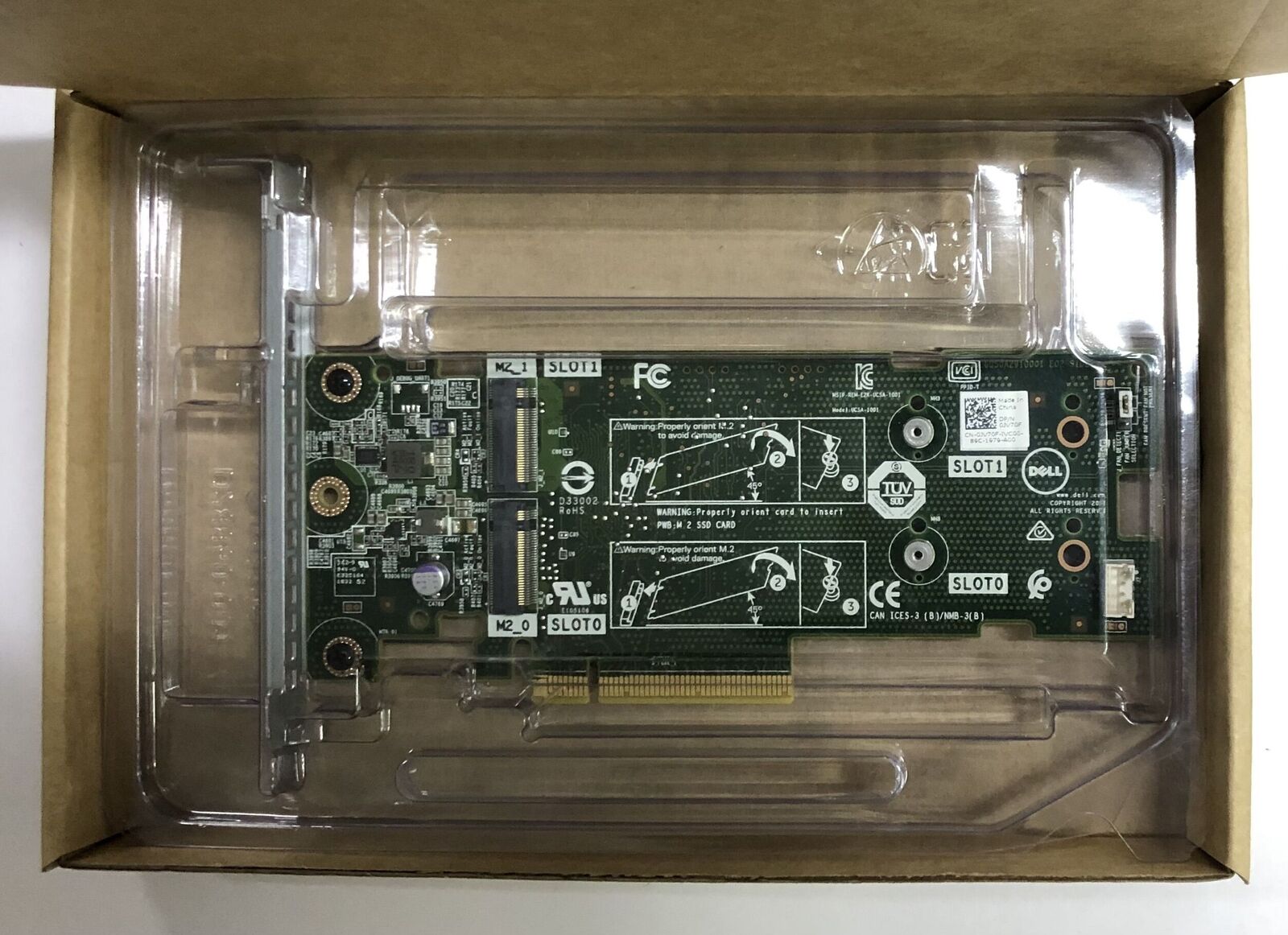 Dell Original K4D64 JV70F PCI 2x M.2 Slots BOSS-S1 Storage Adapter Card