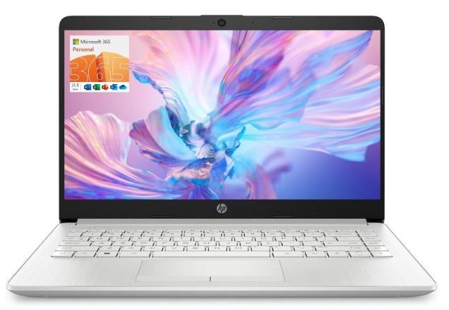 HP Portable Laptop Student and Business 14" HD Display Intel Quad-Core N4120 ...