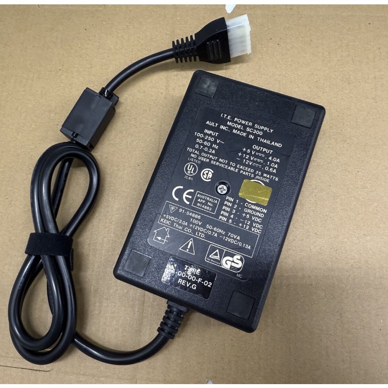 Power Supply for Digi 24000006 Adapter - EtherLite 16 & 160 - I.T.T Ault SW306