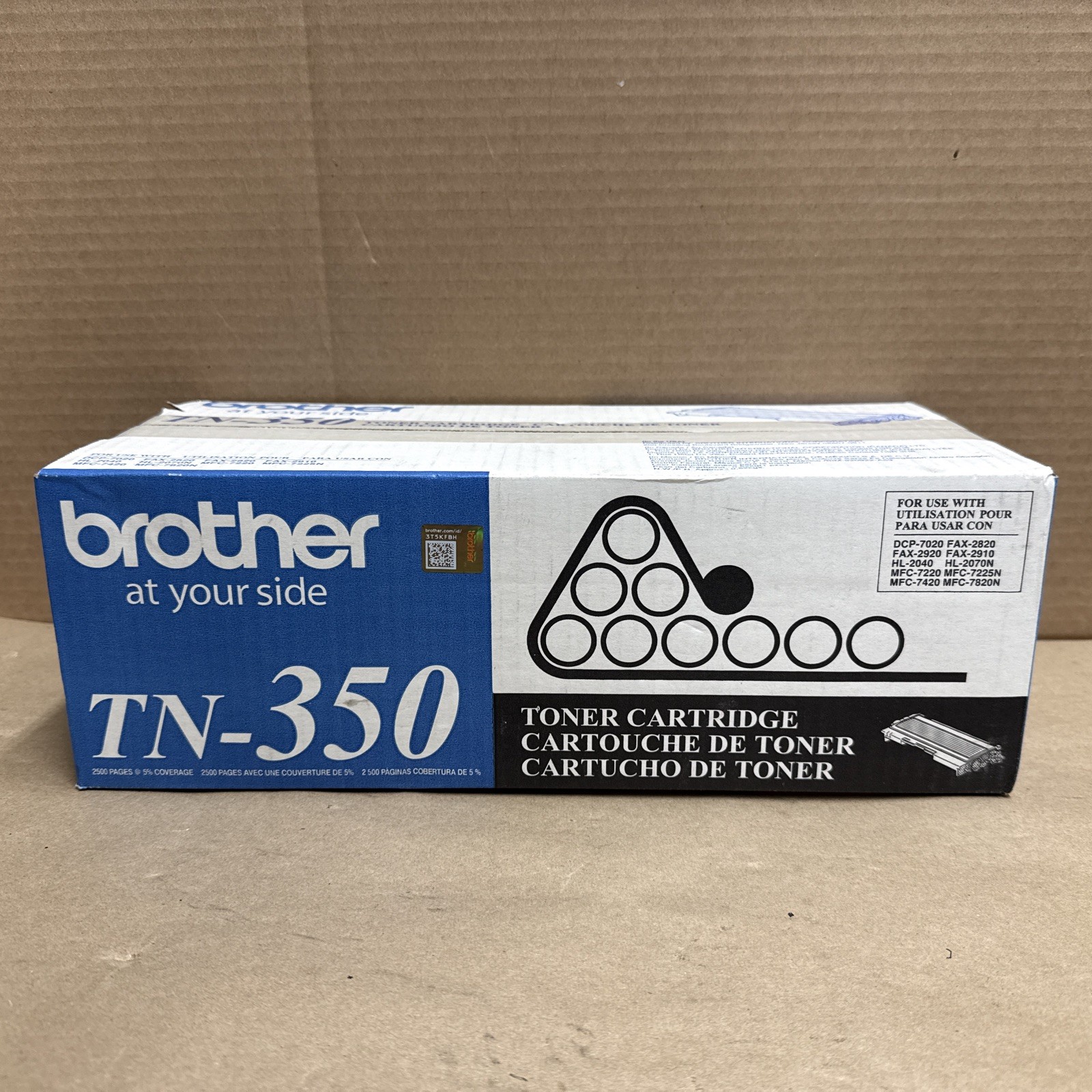 New Genuine Brother TN-350 Black Toner Cartridge