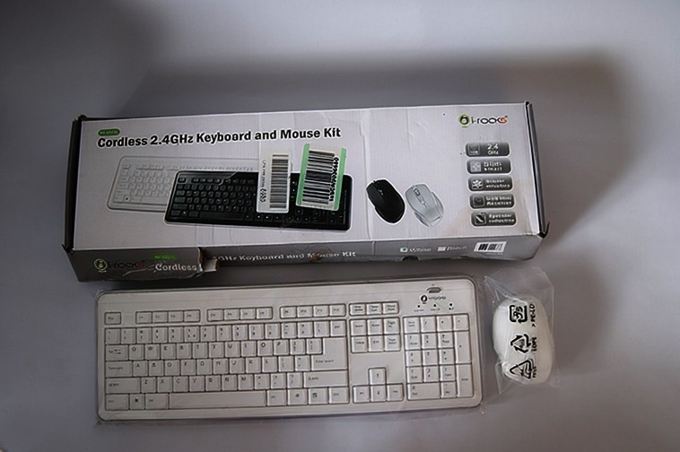 RF-6577L-BK – 2.4GHz Wireless Keyboard and Combo (White)