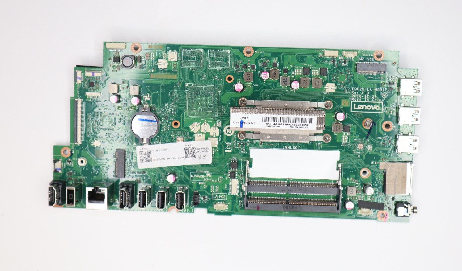 Genuine Lenovo V30a-22IML AIO Motherboard 01LM755 E0C20 LA-H031P