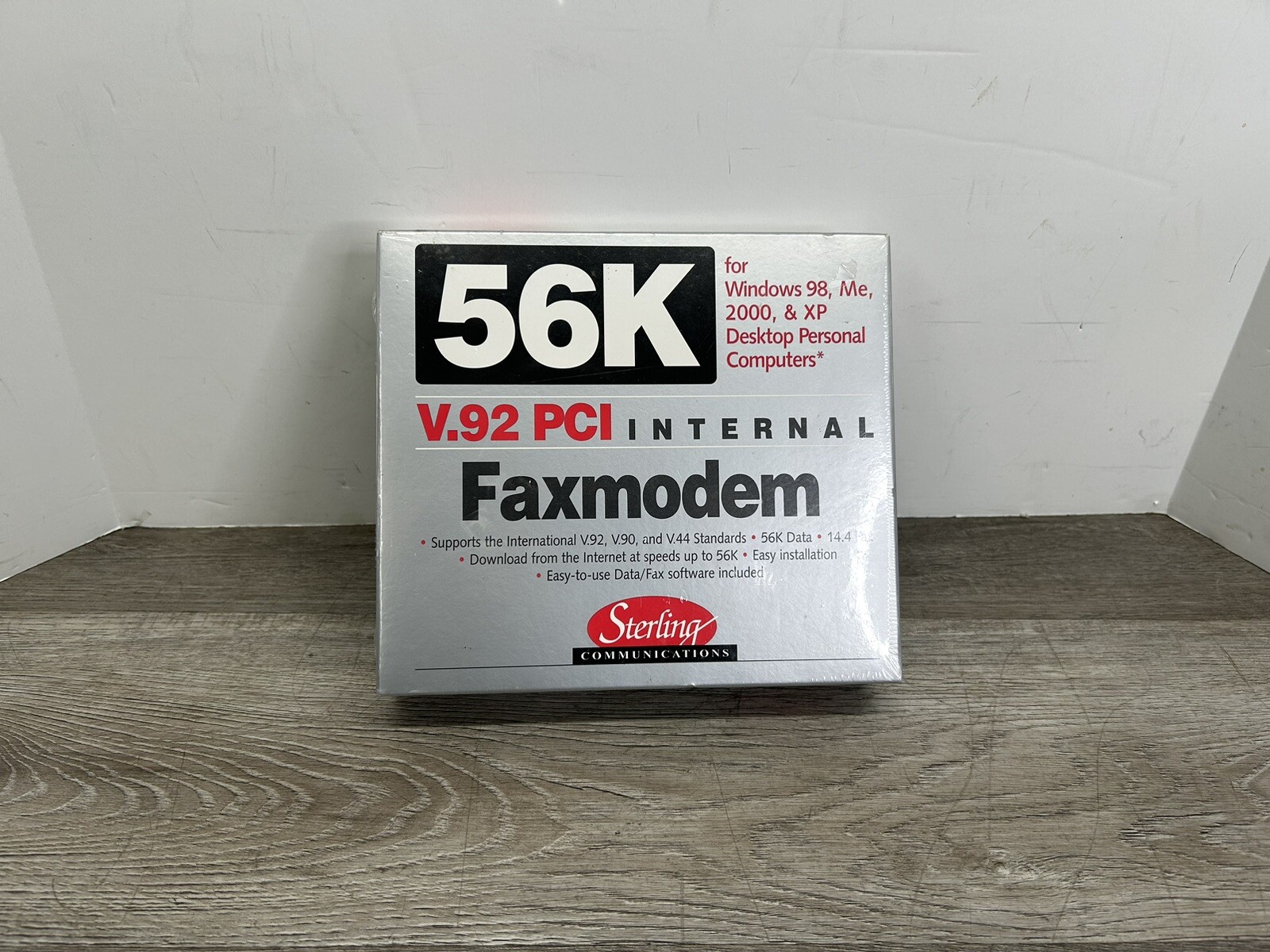 56K MODEM Internal Faxmodem V.92 PCI Sterling Communications Model S20 *NEW*