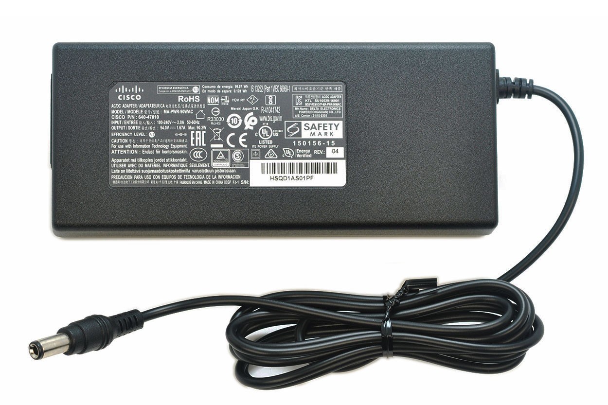 Genuine Cisco MA-PWR-90WAC AC Adapter 54V 1.67A 640-47010 90W Power Supply