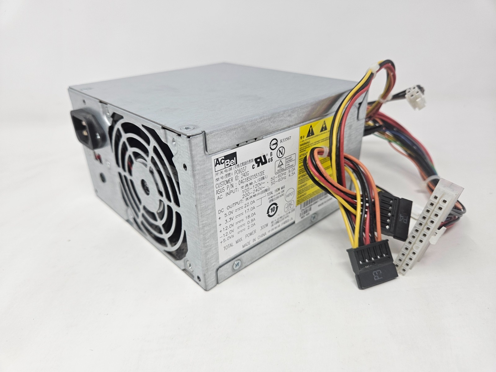 AcBel PC6037 300W Power Supply 0XW599 – OEM Replacement PSU
