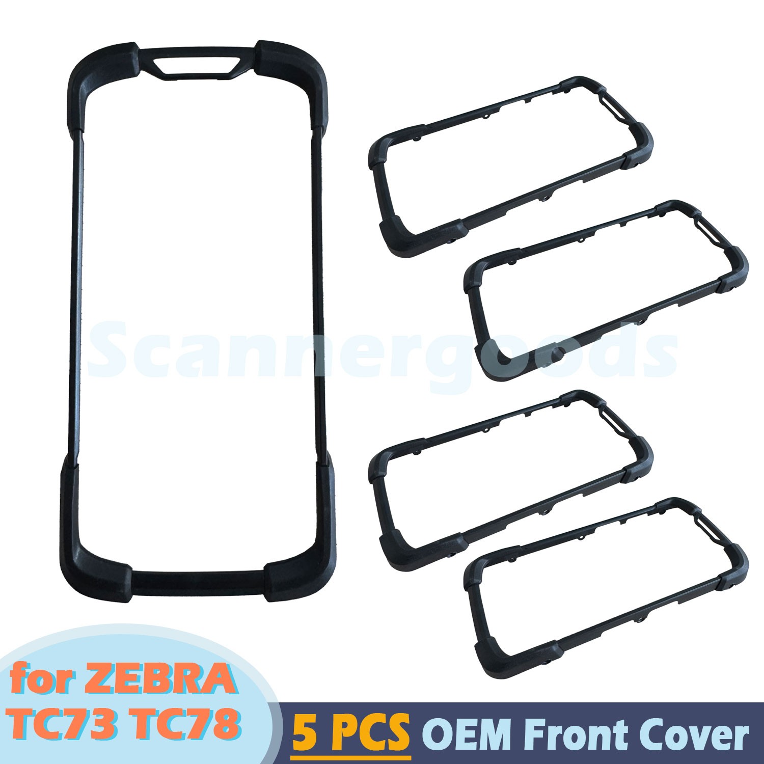 5 Pack OEM New ZEBRA TC73 TC78 Series Front Cover