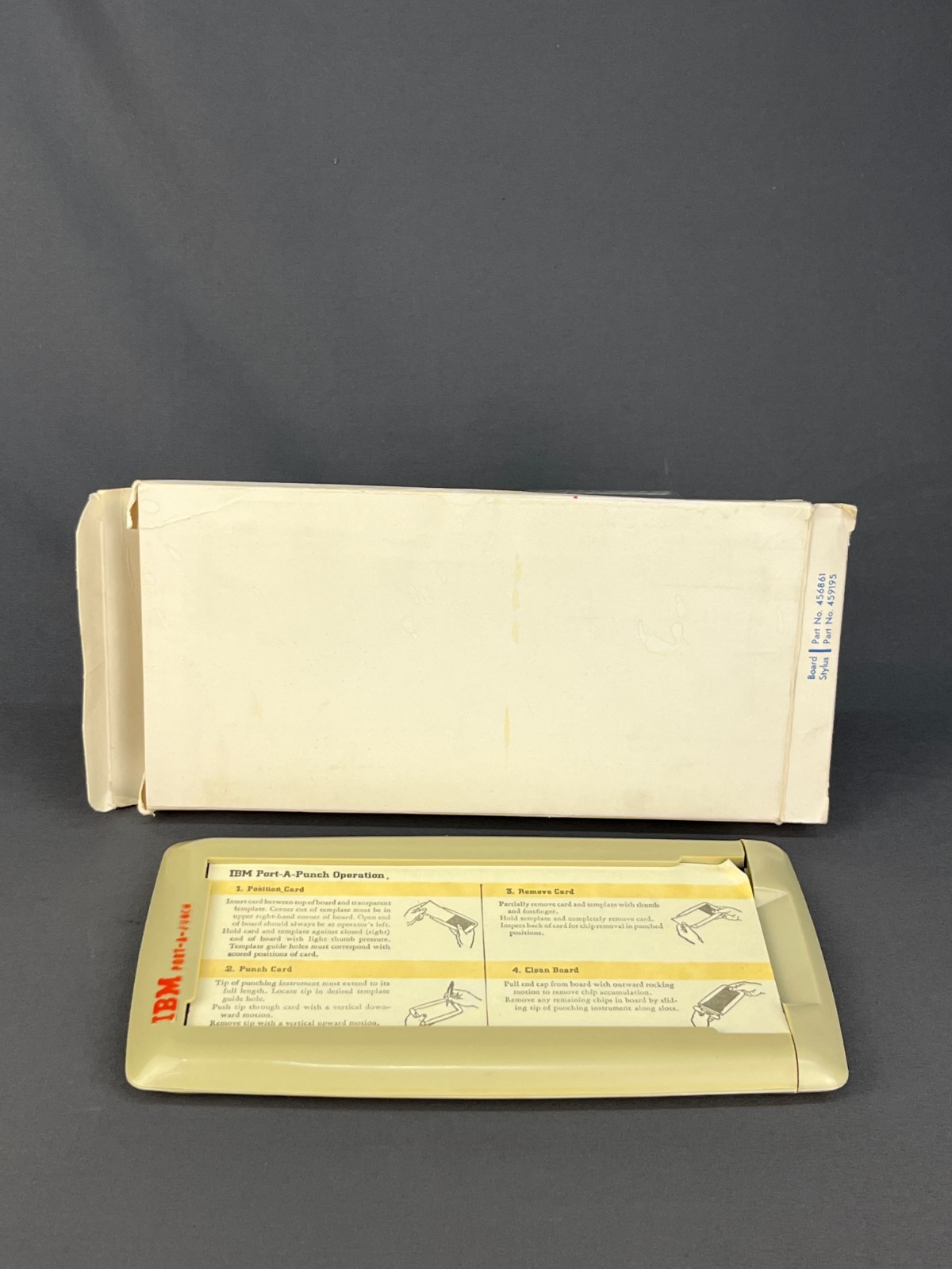 IBM Port A Punch Board In Original Box Part No 456861 No Stylus  (6E)