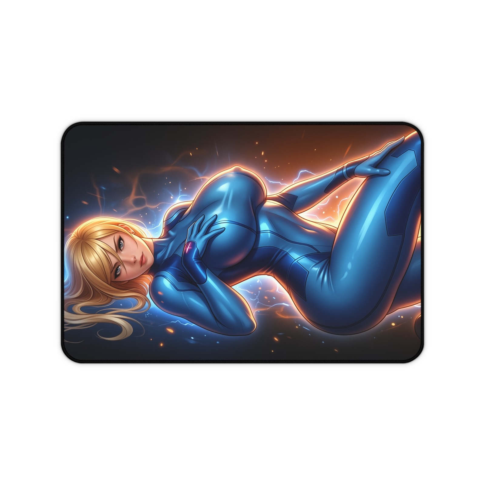 Samus Mouse Pad, Samus Aran Desk Mat, Gamer Gift XXL