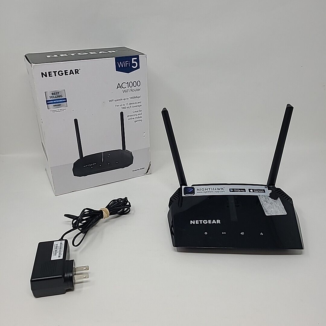 NETGEAR AC 1000 R6080 Dual Band Fast Ethernet Smart WiFi Router (R6080-100NAS )