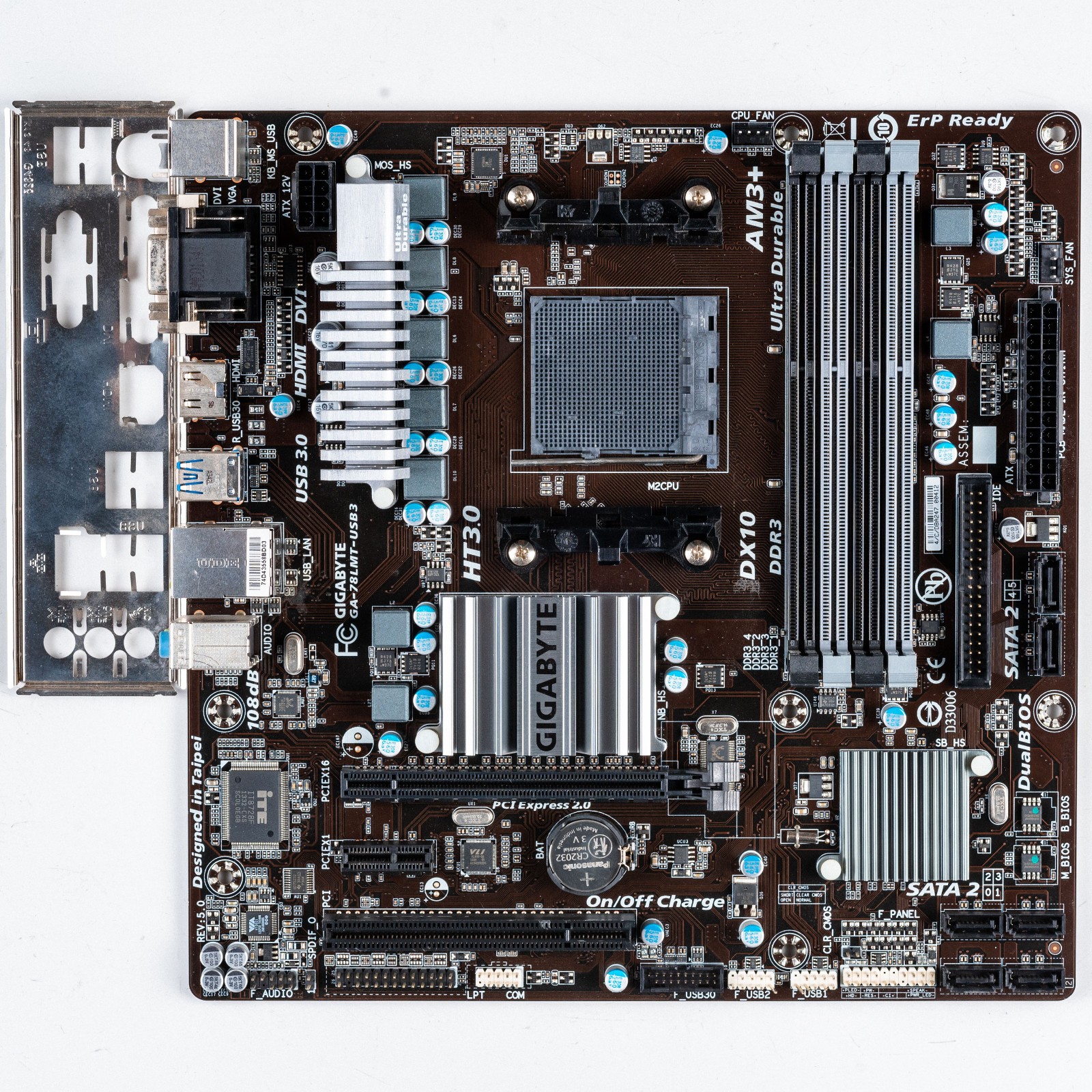 Gigabyte GA-78LMT-USB3 (rev. 5.0) AM3+ MicroATX Motherboard DDR3 AMD FX Support
