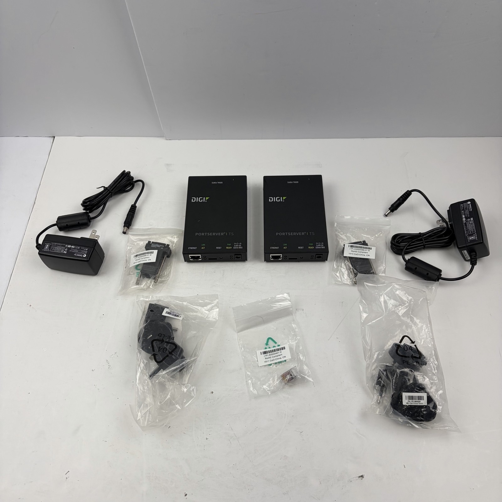 Digi PortServer TS 1 RS-232 Serial Device Server Ethernet RJ45 Black 70002041