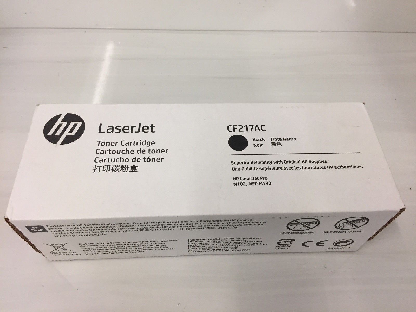 Genuine HP 17A Black LaserJet Toner Cartridge CF217AC M102 MFP M130