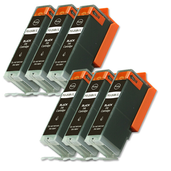6 PK Black Printer Ink Compatible for PGI 270 XL  MG6821 MG6822 TS5020 TS6020