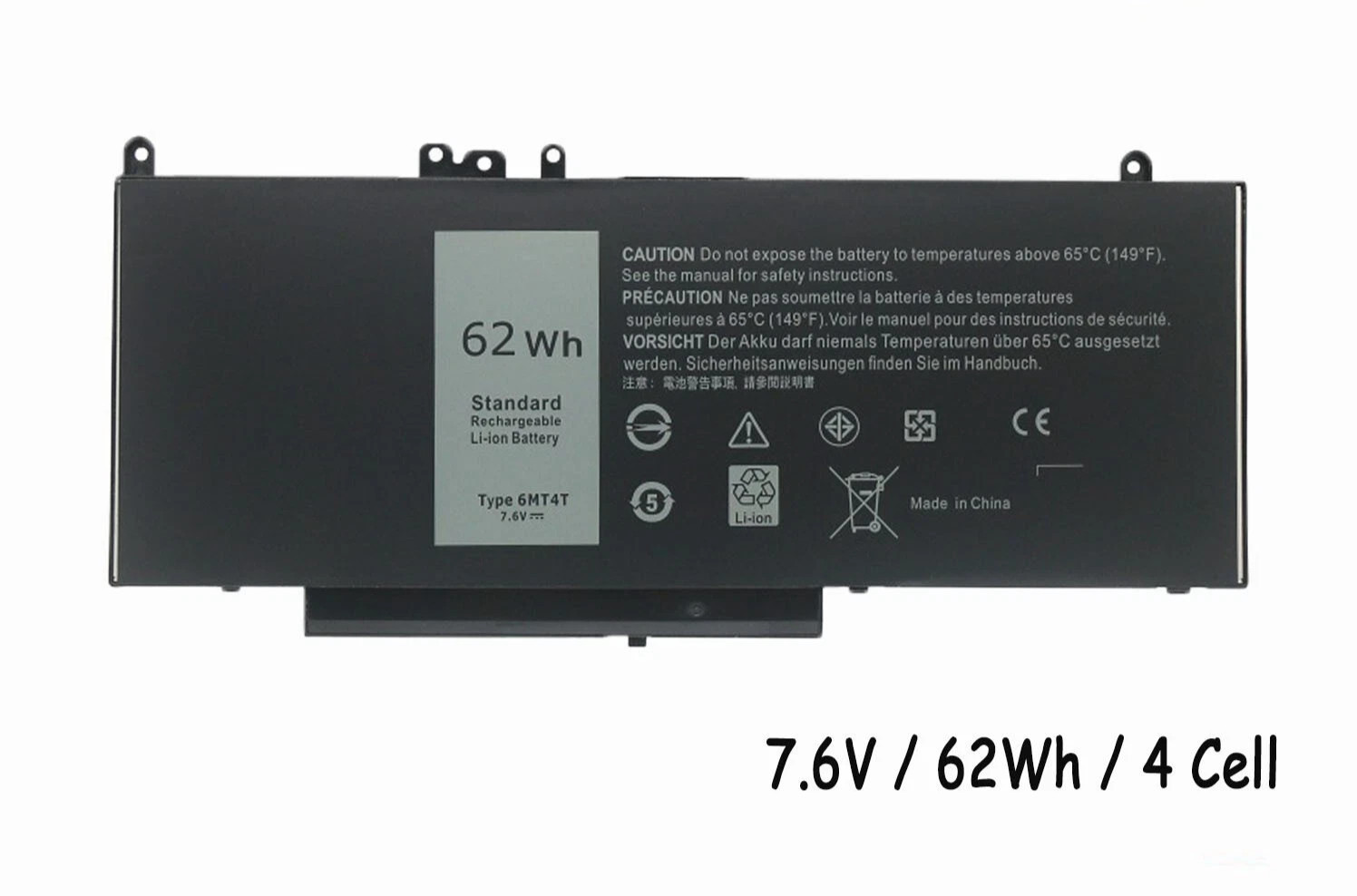 6MT4T Laptop Battery For Dell Latitude E5470 E5570 Precision 3510 79VRK 62Wh NEW