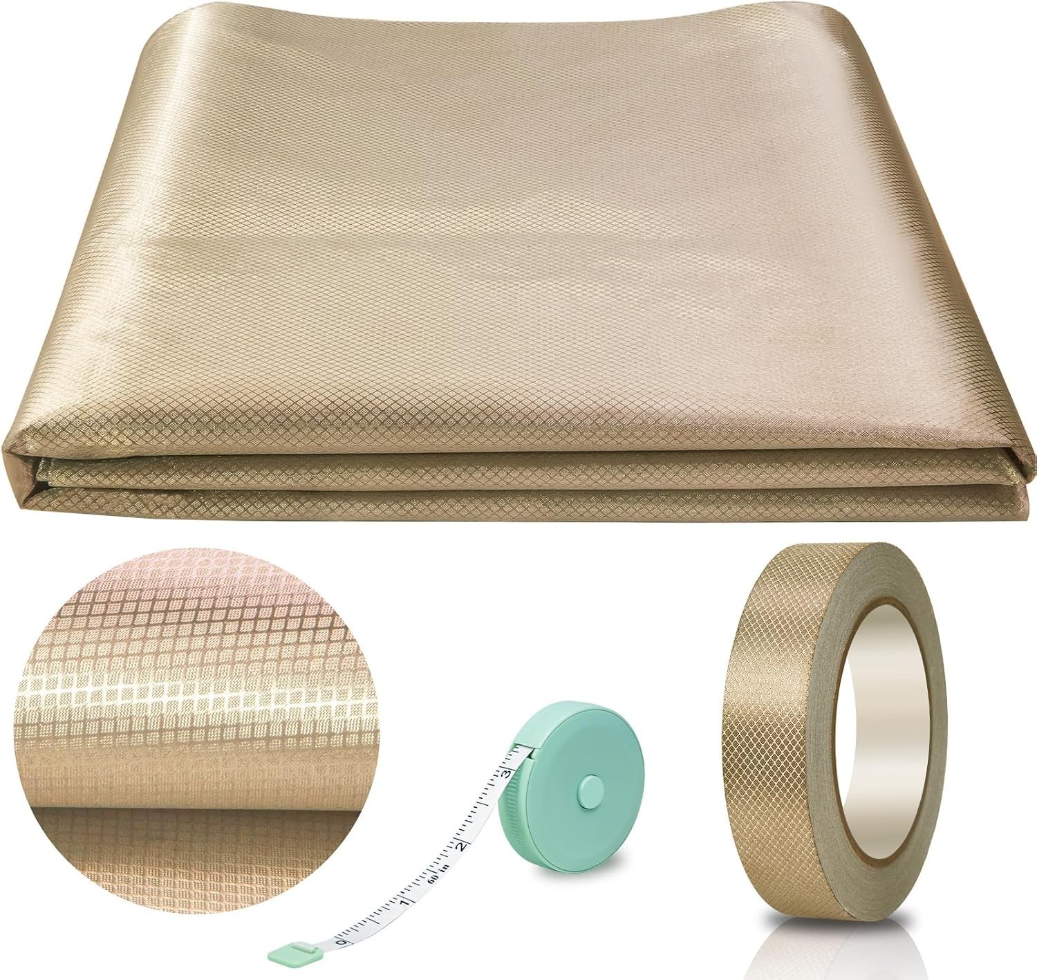 Faraday Fabric - Faraday Cloth for EMP Shield and Faraday Cage (43" X 118")