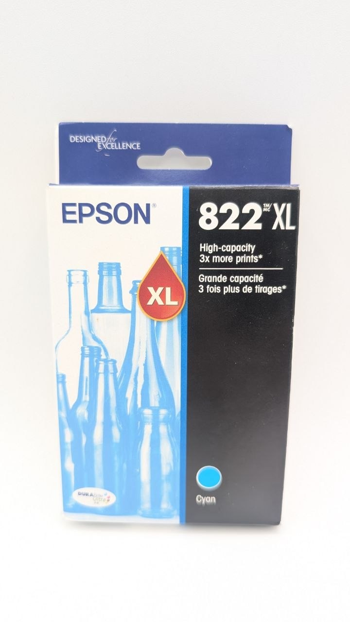 Epson 822XL DURABrite Ultra Ink Cartridge - Cyan