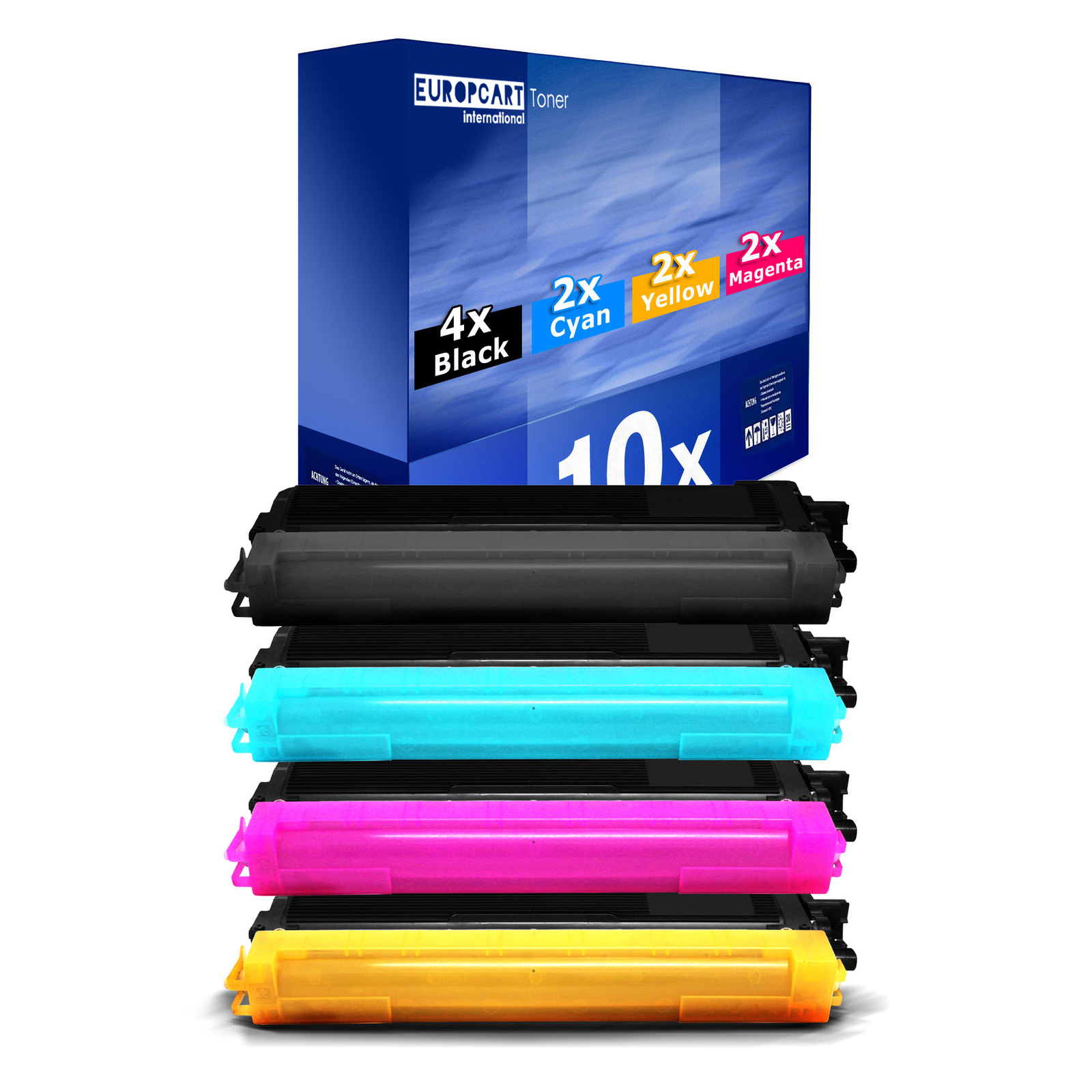 10x Europcart Compatible Brother Laser Toner Cartridge TN-230 Series MFC-9325-CW