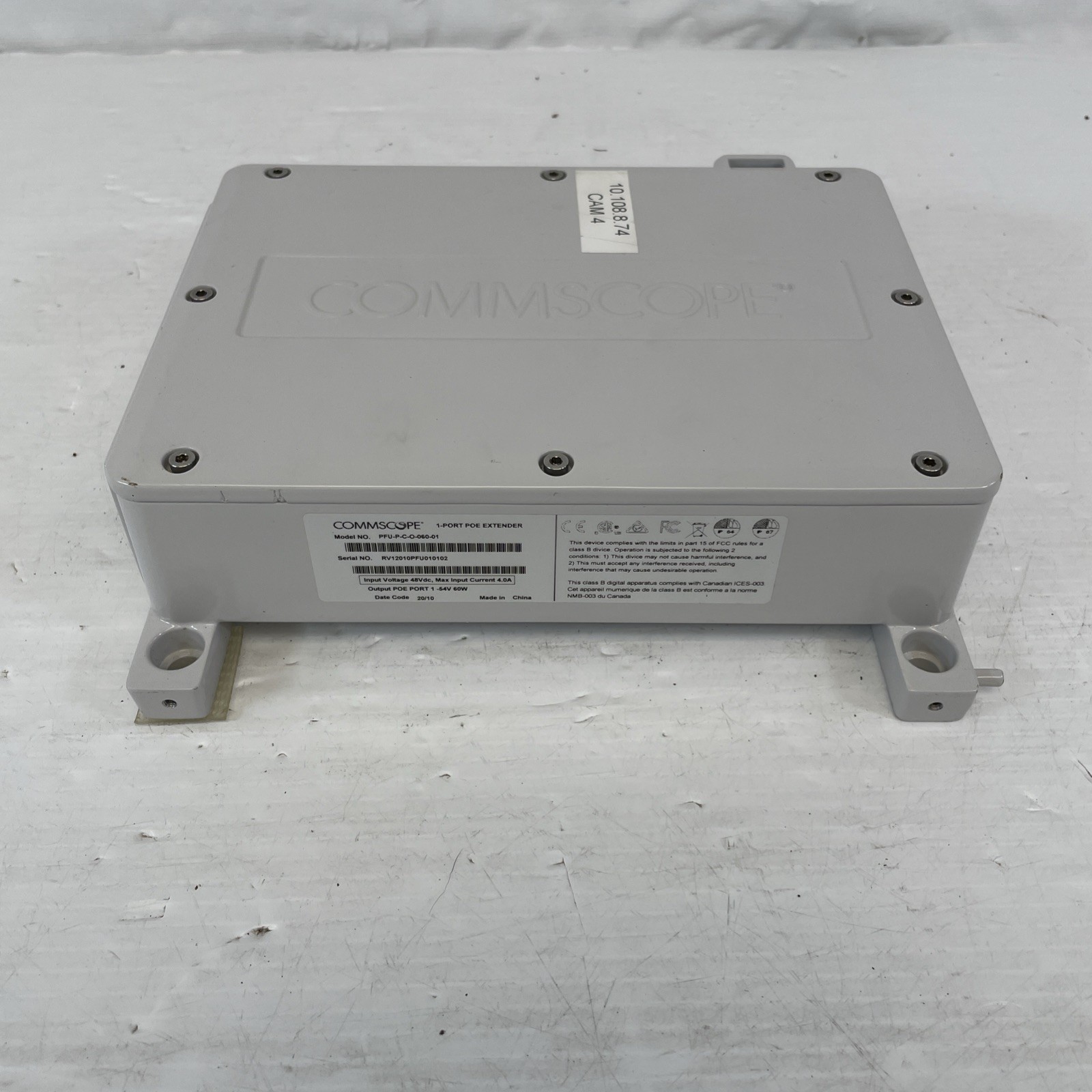 CommScope 1-PORT 5Gb POE EXTENDER, PFU-P-E-O-060-01