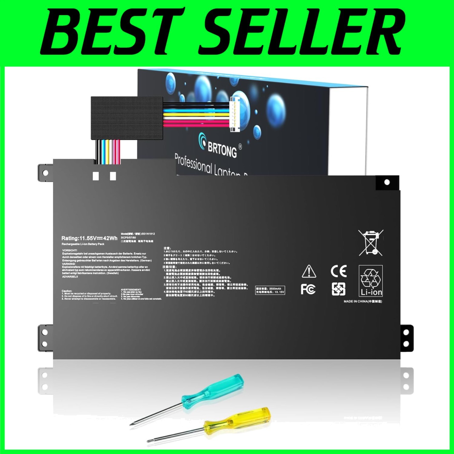 Long-Lasting Battery for ASUS VivoBook Notebook-