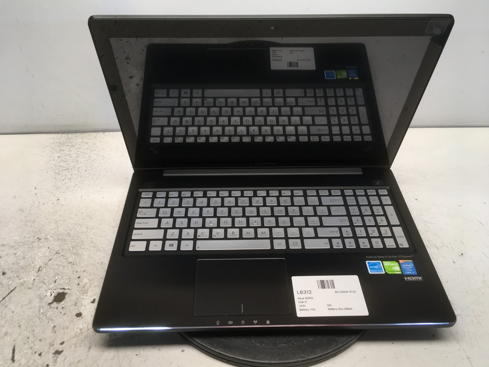 Asus Q550LF-BBI7T07 Intel Core i7-4500U No RAM /HDD /Bat NVIDIA GeForce GT 745M