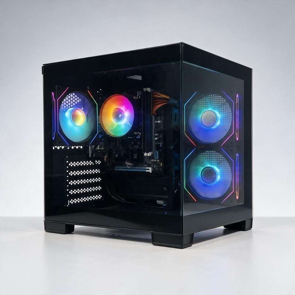 Budget Gaming PC RGB Intel i7 4th Gen 16GB RAM Up to 1TB SSD Win11 Pro WiFi