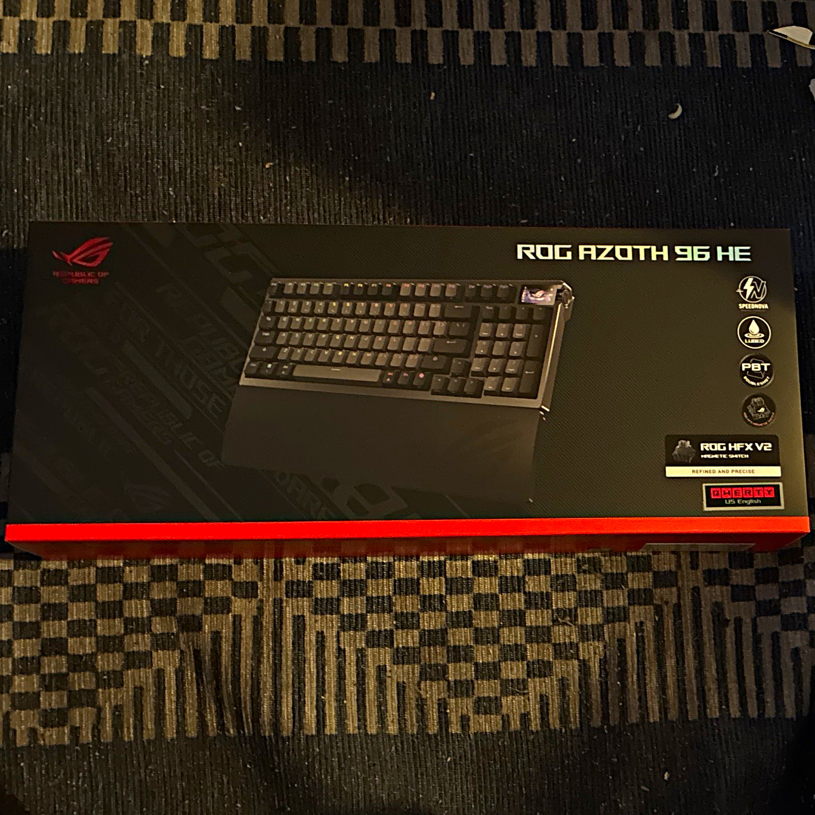 ASUS ROG Azoth 96 HE Gaming Keyboard Black English QWERTY (Standard)