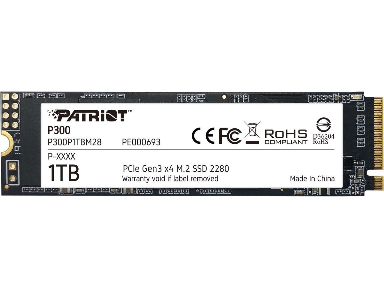 Patriot P300 M.2 PCIe Gen Low Power Consumption SSD
