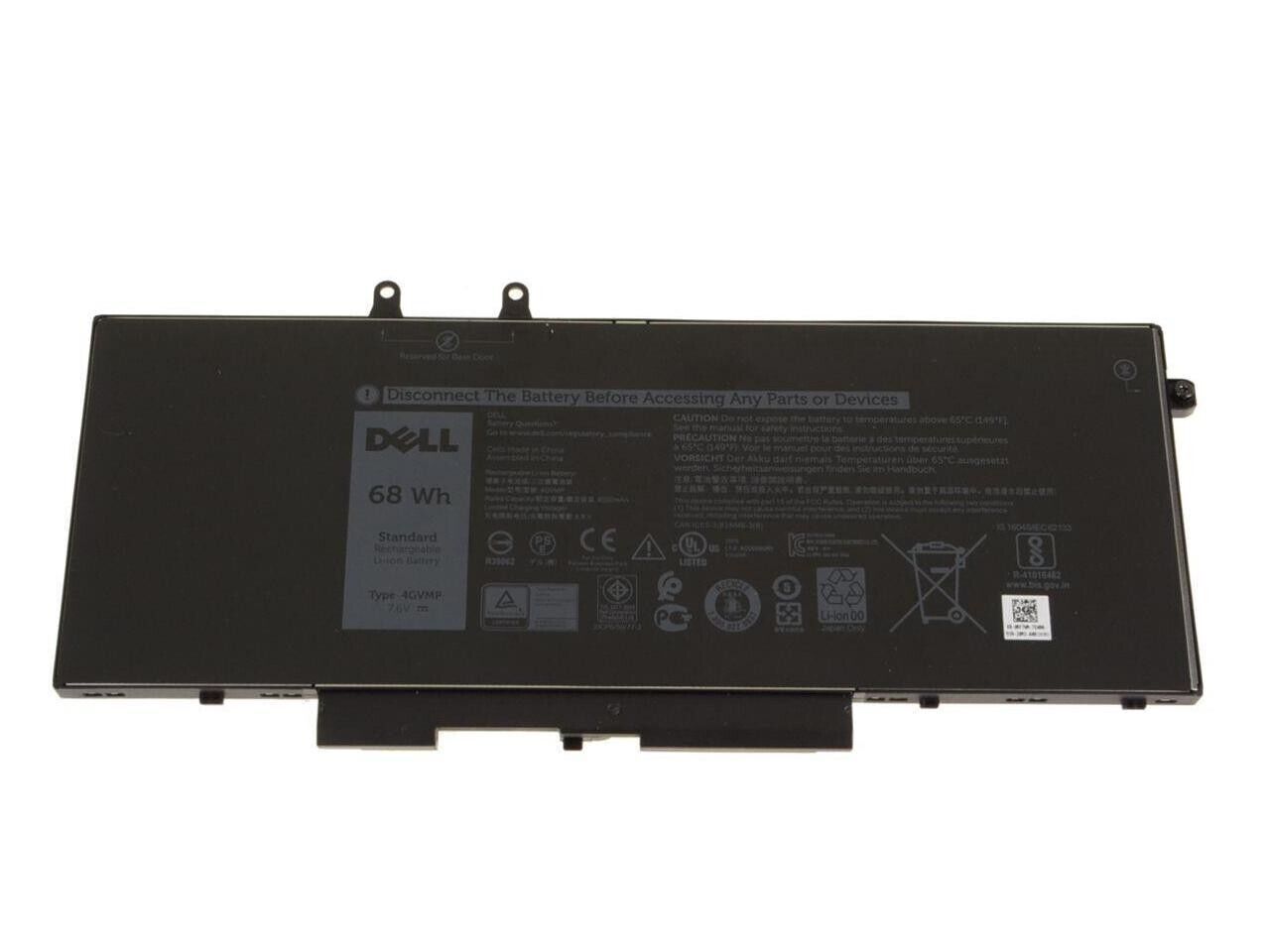 Dell Original 4GVMP 68Wh Battery For Latitude 5400 5500 Precision 3540