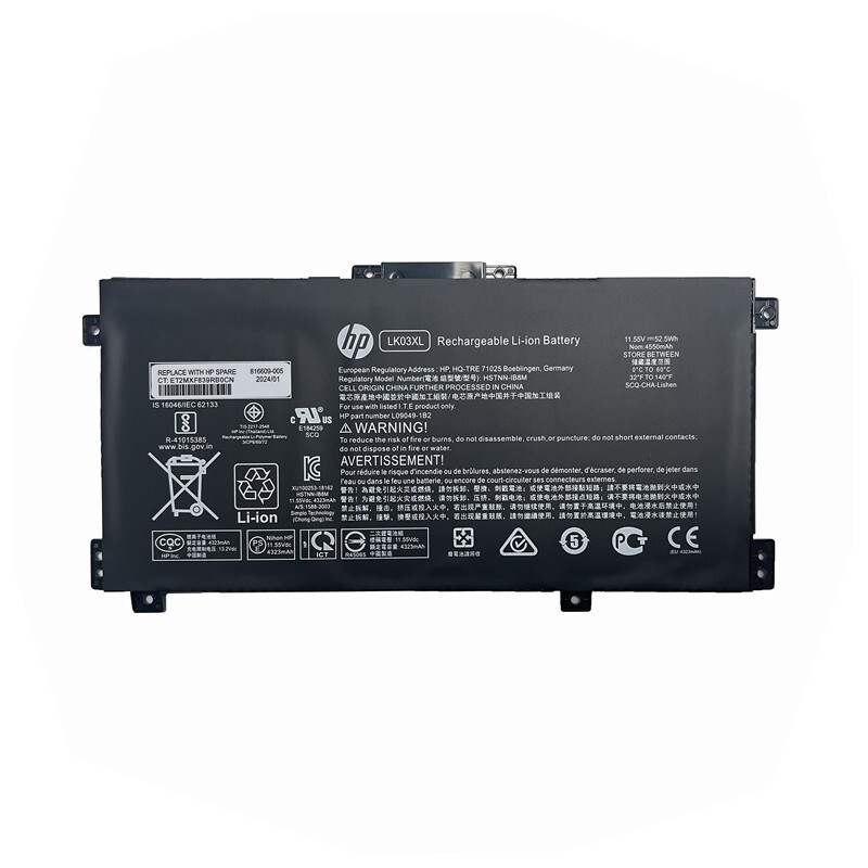 OEM Genuine 52.5Wh LK03XL Battery For HP Envy X360 15-BP 15-BQ 15-CN HSTNN-UB7I
