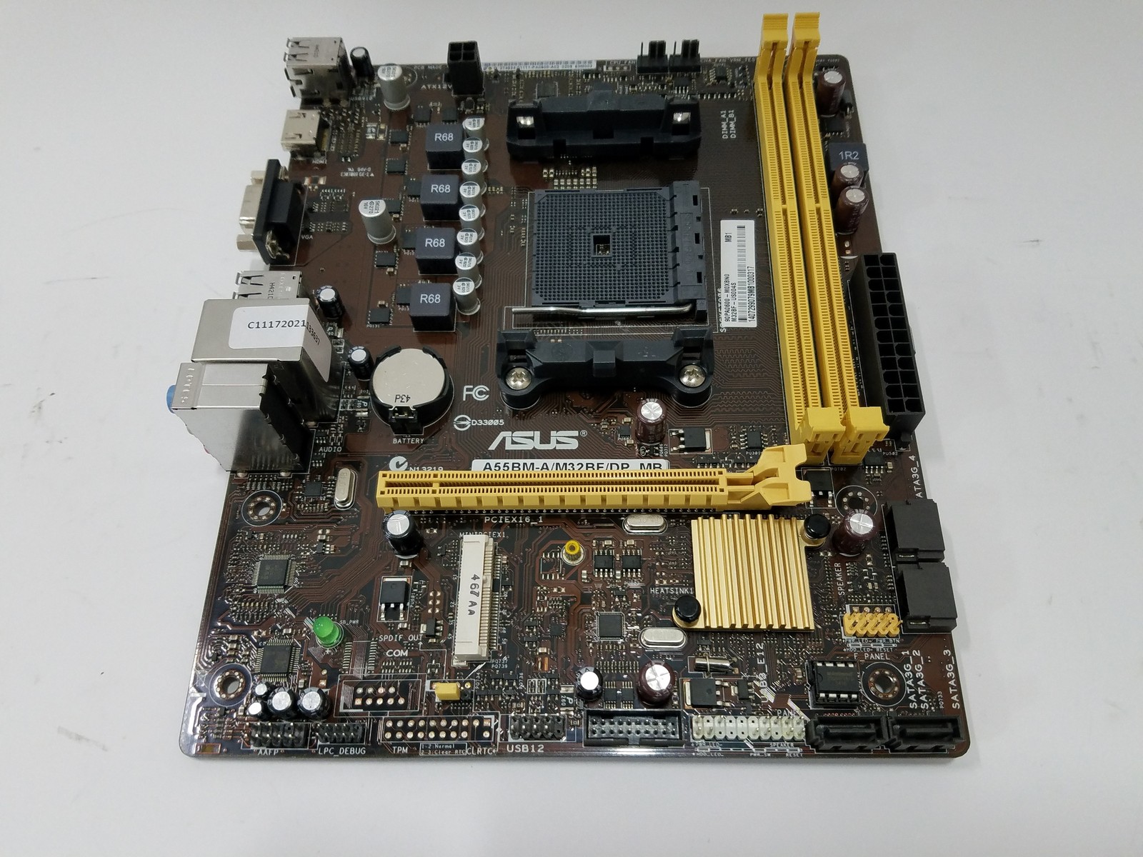 Asus  A55BM-A/M32BF/DP_MB AMD Socket FM2+ DDR3 SDRAM Desktop Motherboard
