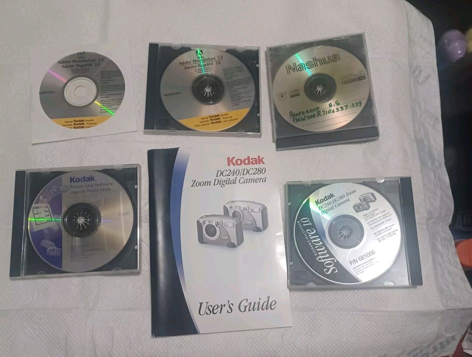 Vintage Kodak Create it Photo Plus Software/Software 1.0 Camera Set of 5 Mx CD's