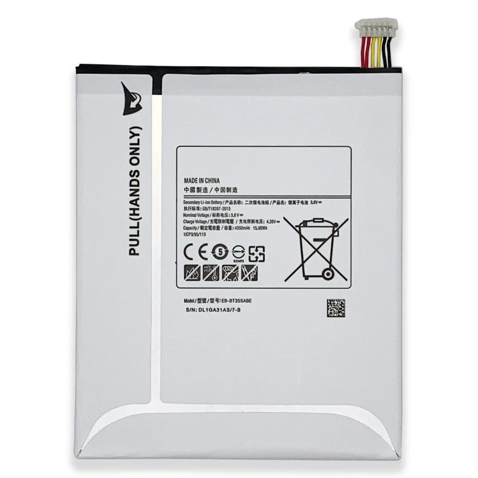 New 4200mAh Battery For Samsung Galaxy Tab A 8" SM-T350 T355 T357 EB-BT355ABE