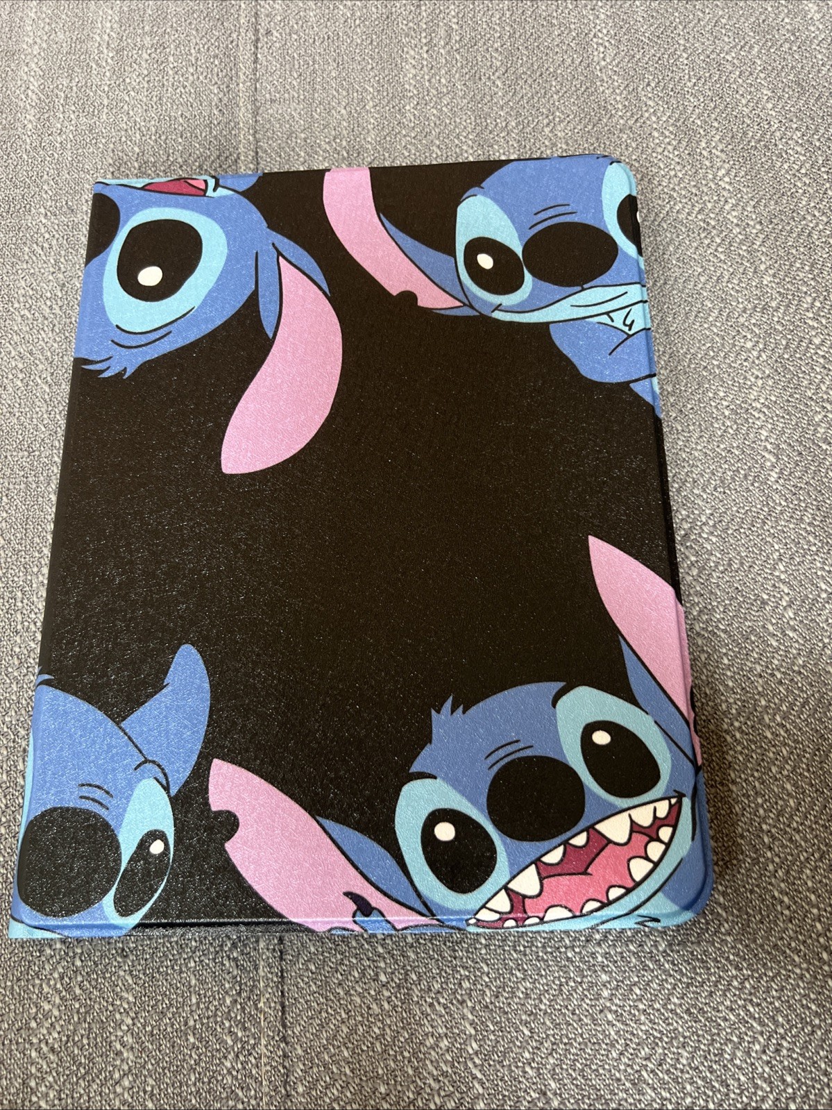 Disney Lilo and Stitch Black Purple Pink Tablet Case 11.5 Inch Screen Size NWOT