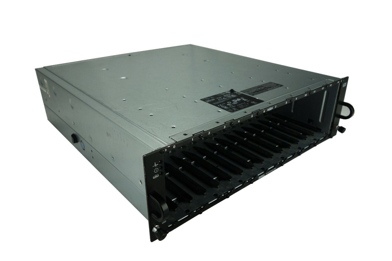 Dell Powervault MD3000i iSCSI 15B LFF Enclosure w/2x 488W PSU -No HDD/Controller