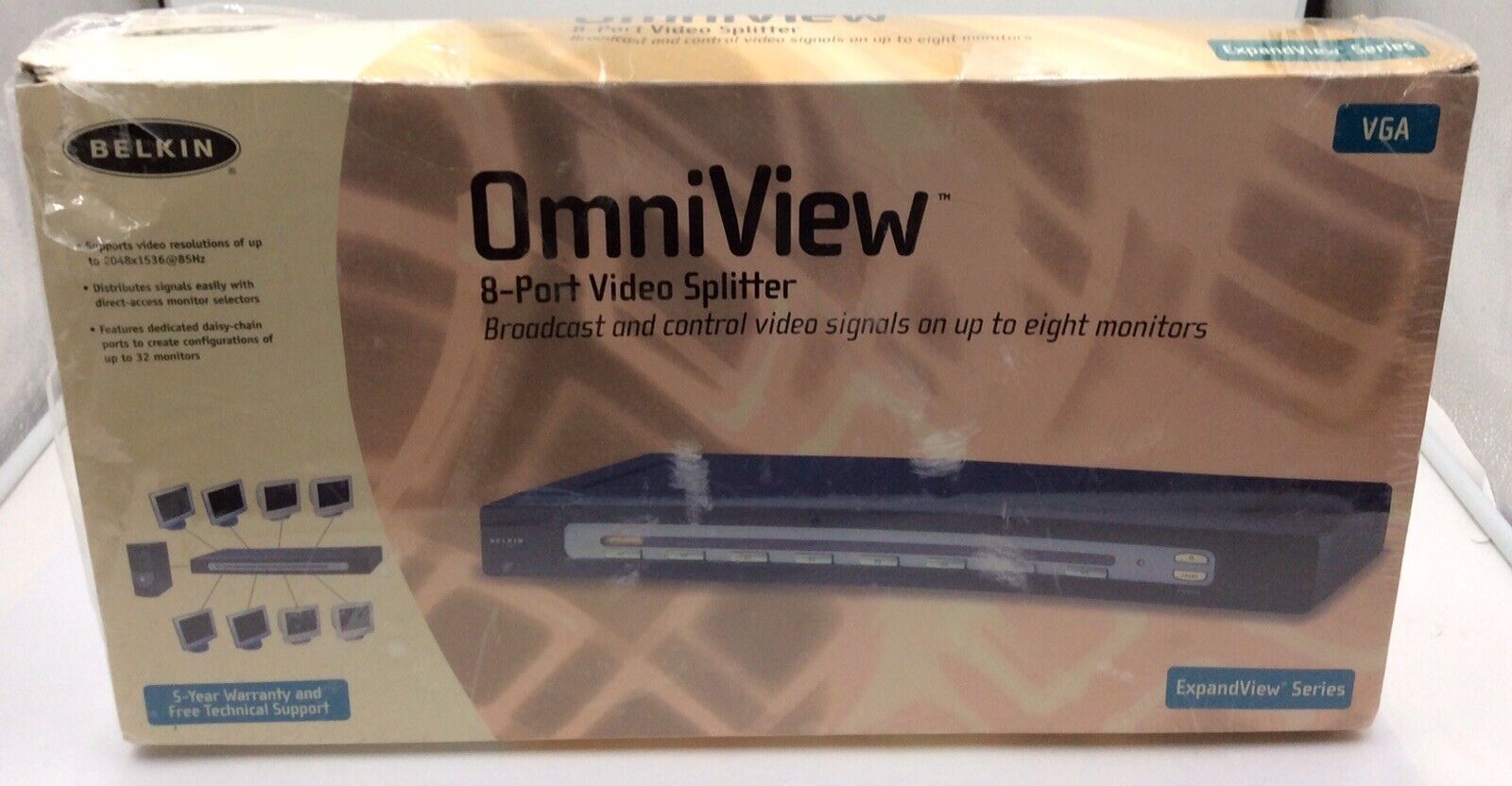 Belkin OmniView ExpandView 8-Port Video Splitter - F1DV108