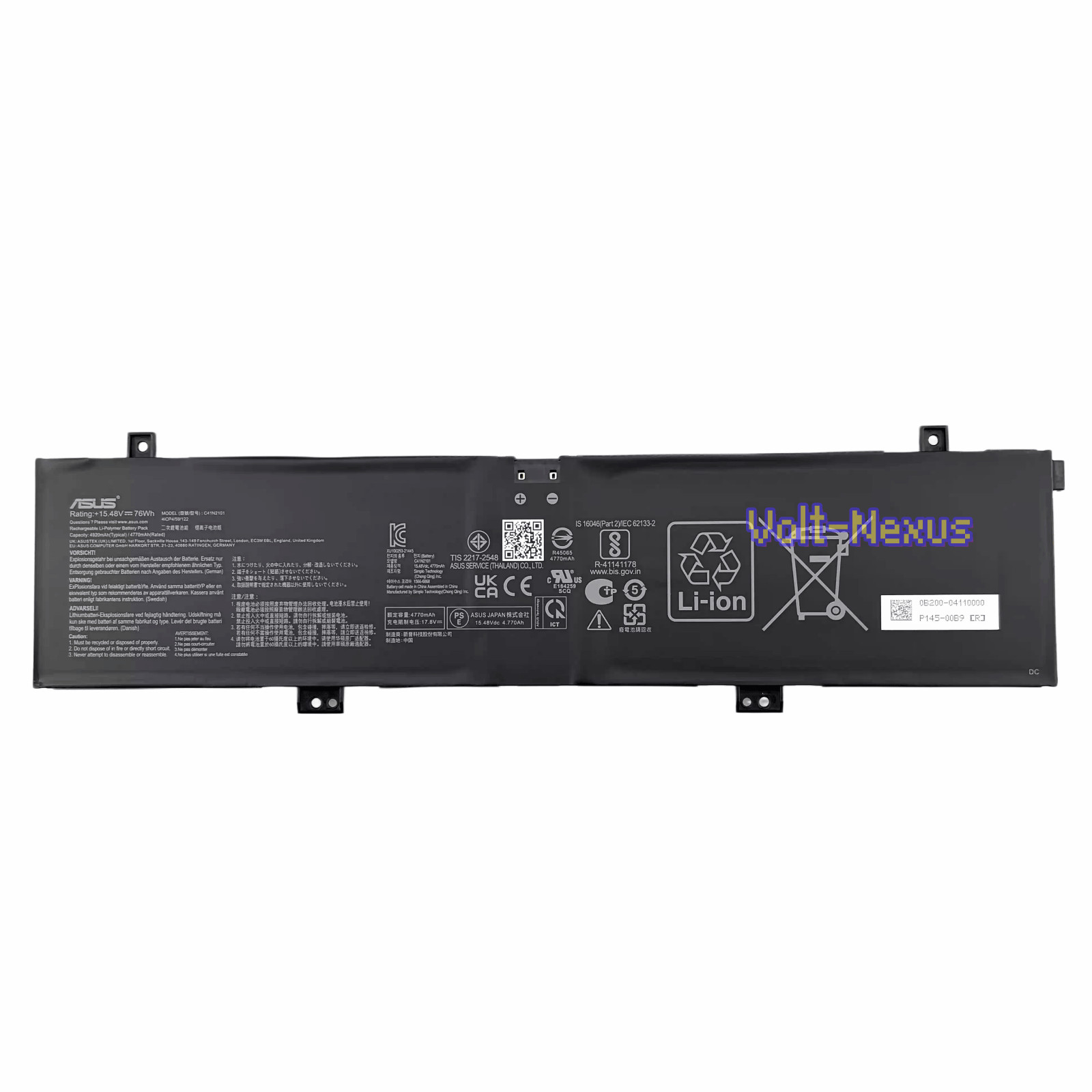 C41N2101 Genuine 76WH 15.48V Battery for ASUS ROG Zephyrus G14 GA402R GA402RJ