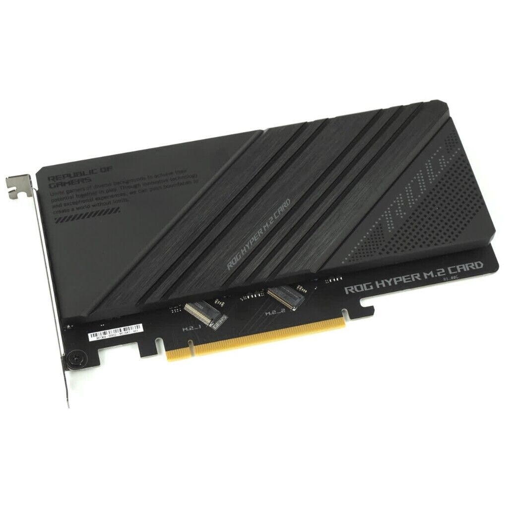 asus PCIE 5.0 NVME dual slot m.2 card