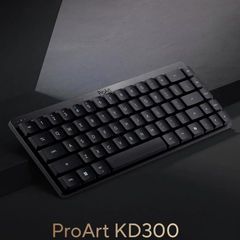 ASUS ProArt KD300 Pro Tri-Mode Wireless Ultra Slim Keyboard + MD301 Mouse For PC
